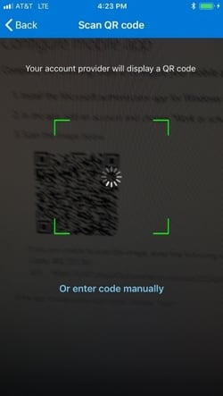 Scan QR code