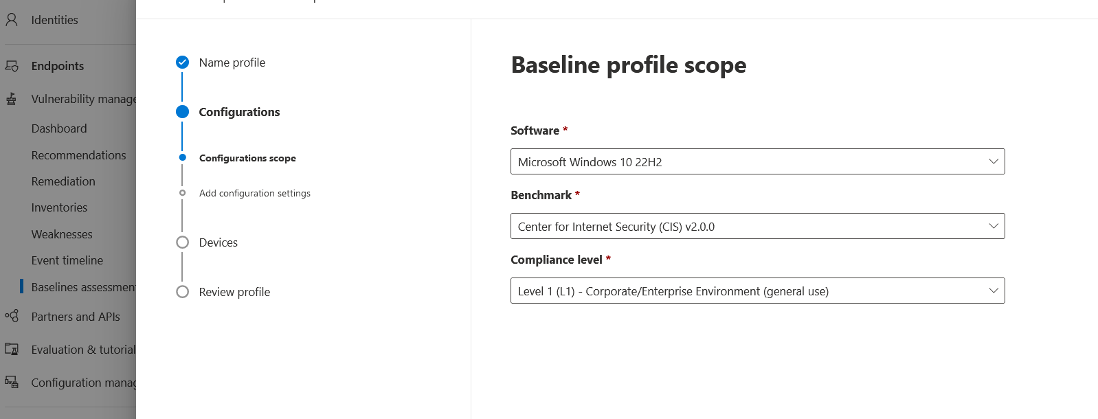 baseline profile scope pic